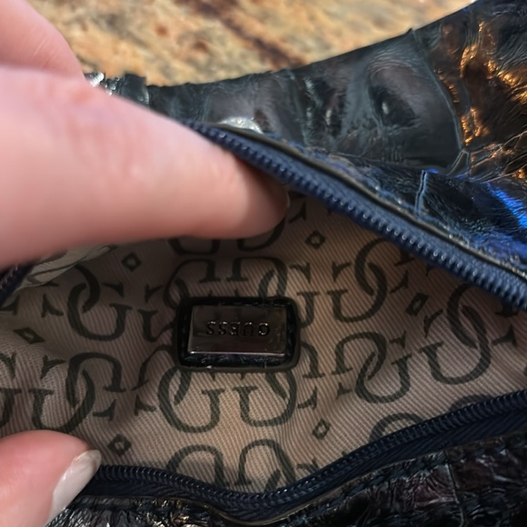 Women’s Guess Wallet on Chain - Blue - Picture 6 of 14